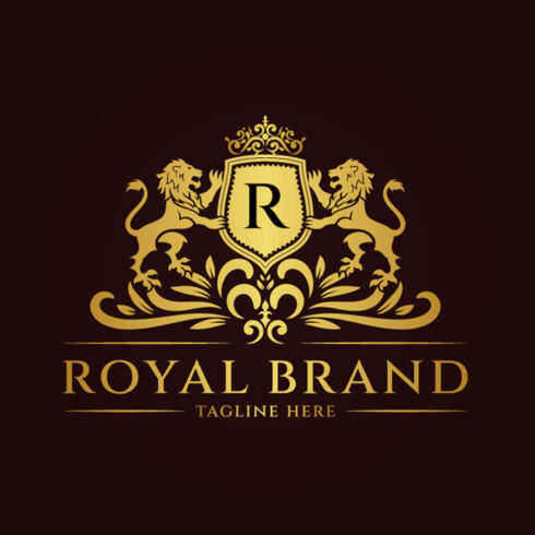 Heraldry Lion Luxury Design Template – MasterBundles