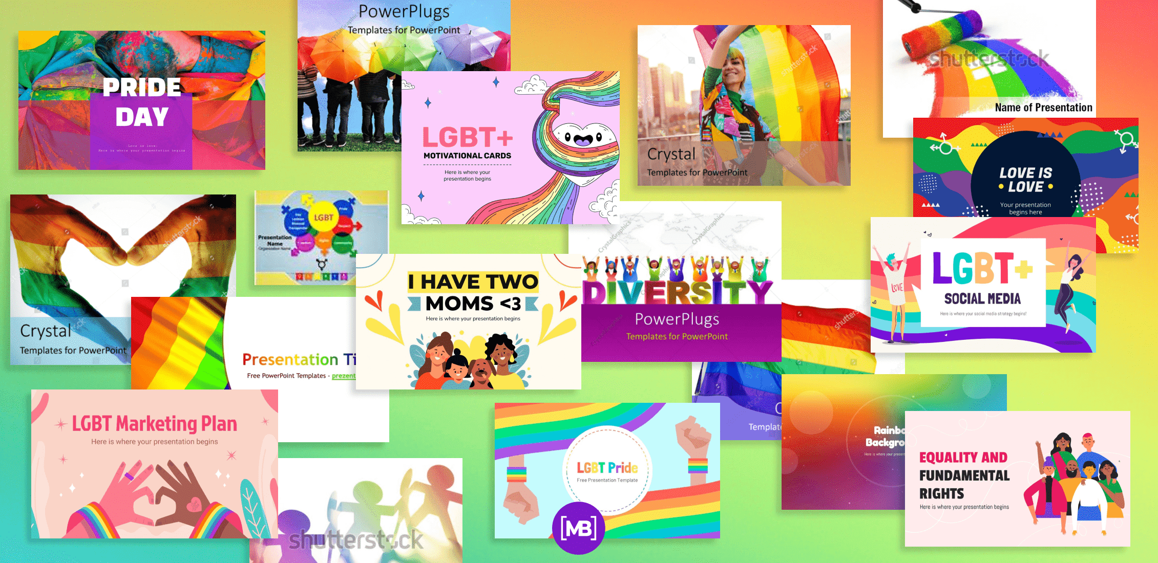 LGBT PowerPoint Templates Example.