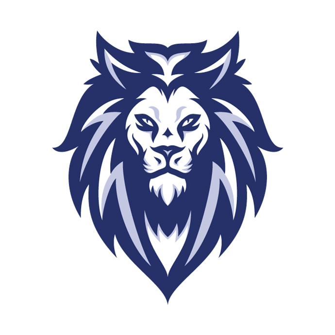 Lion crest logo template 1