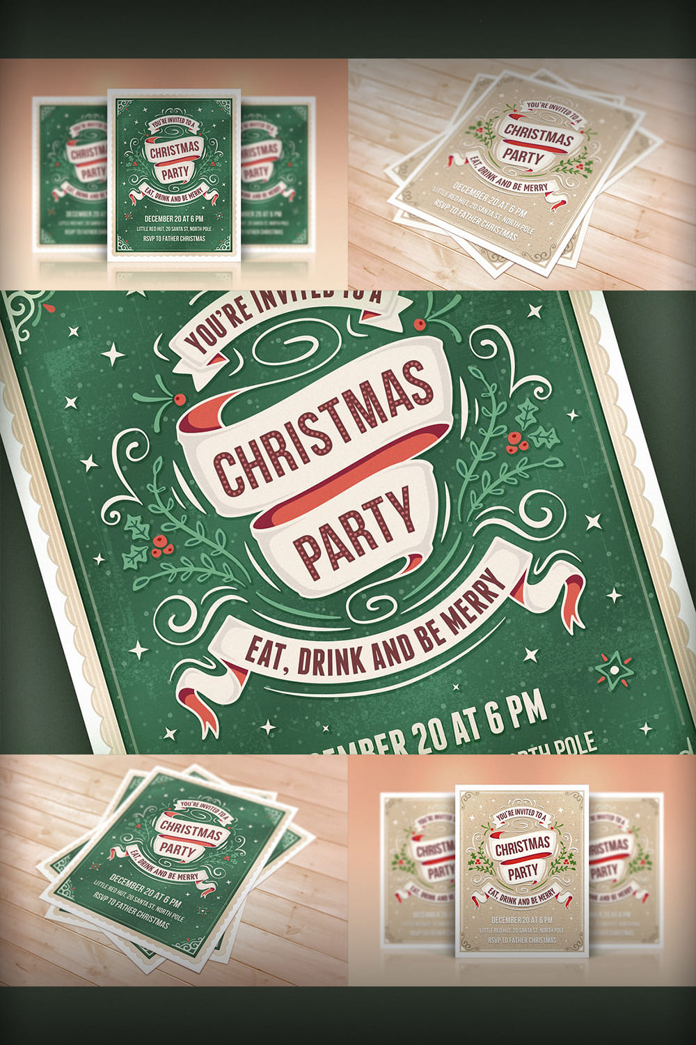 Pinterest - Christmas Party Invitation.