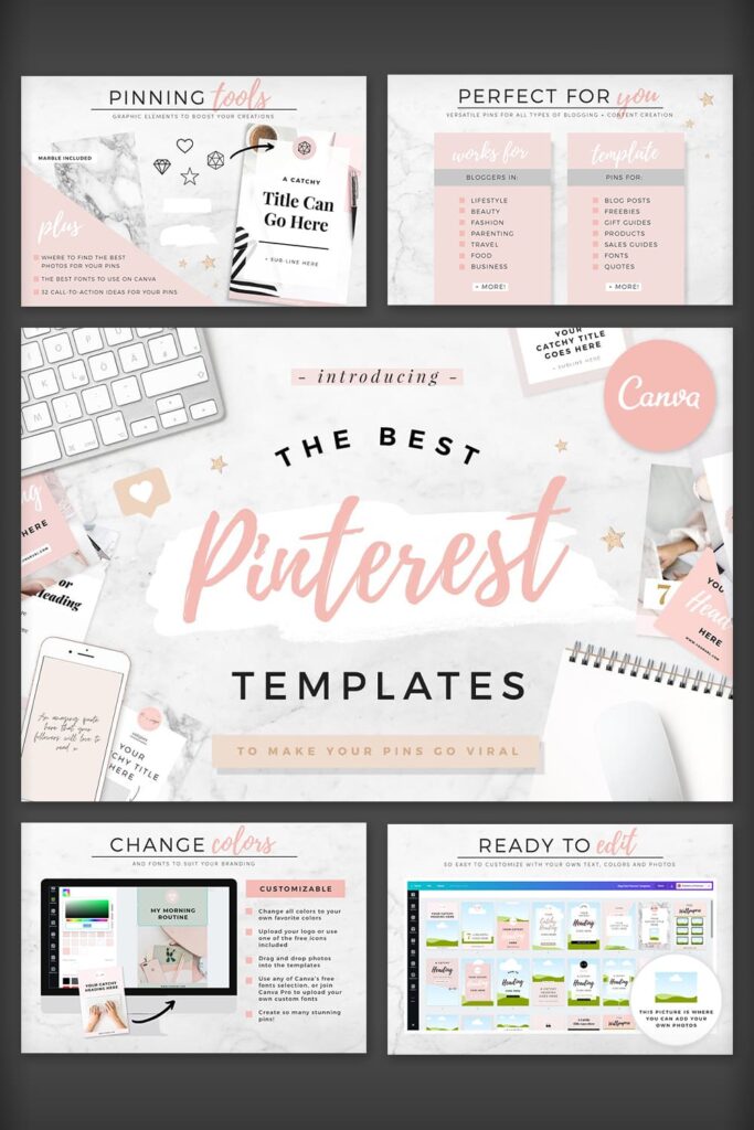 Pinterest Templates for Canva Bundle – MasterBundles