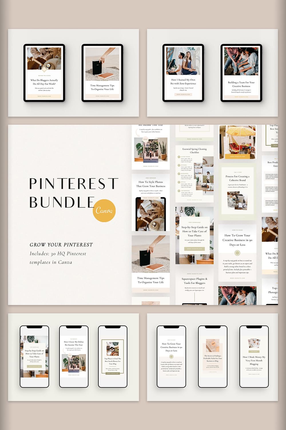 Pinterest - Pinterest Bundle | Canva.