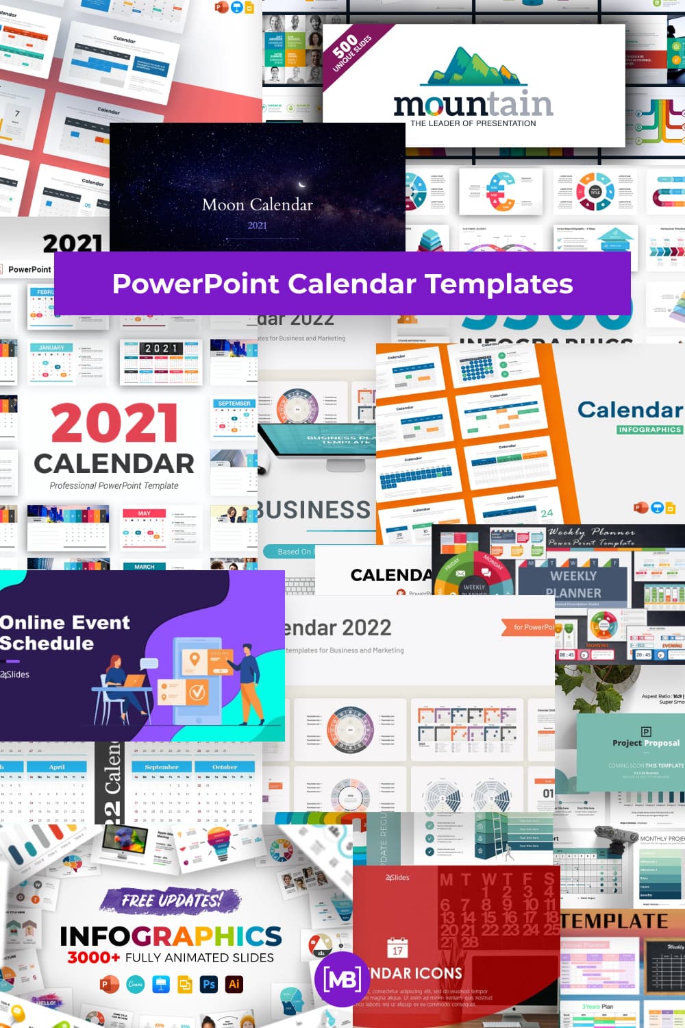 PowerPoint Calendar Templates - Pinterest.
