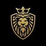 Lion Shield Logo Template cover image.