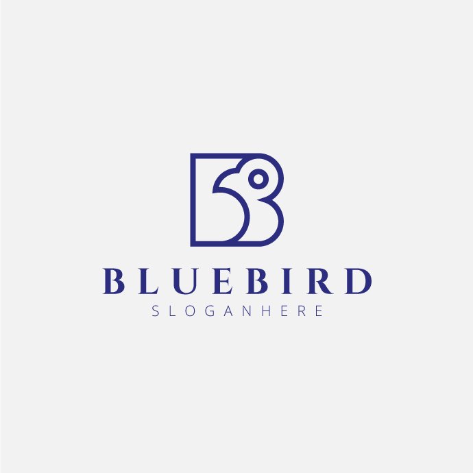 Blue Bird Logo Template previews.
