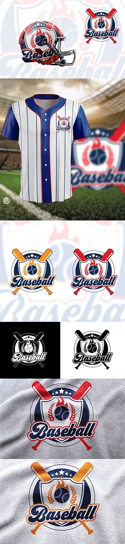 Baseball logo for Sports Team.