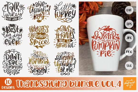 Thanksgiving Quotes SVG previews