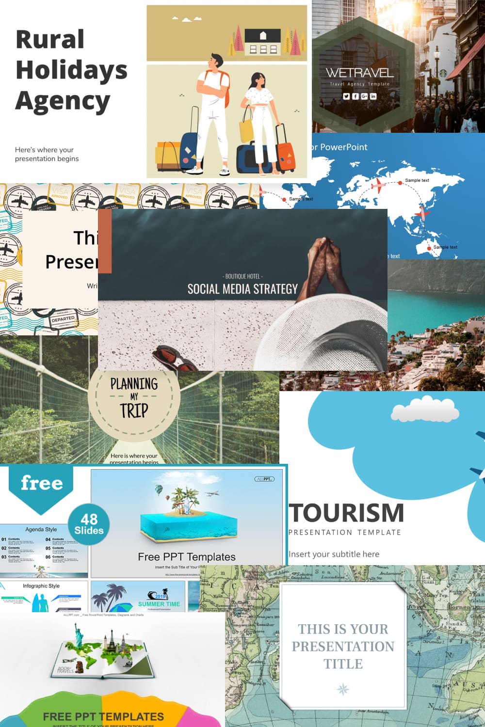 Travel Powerpoint Templates Pinterest.