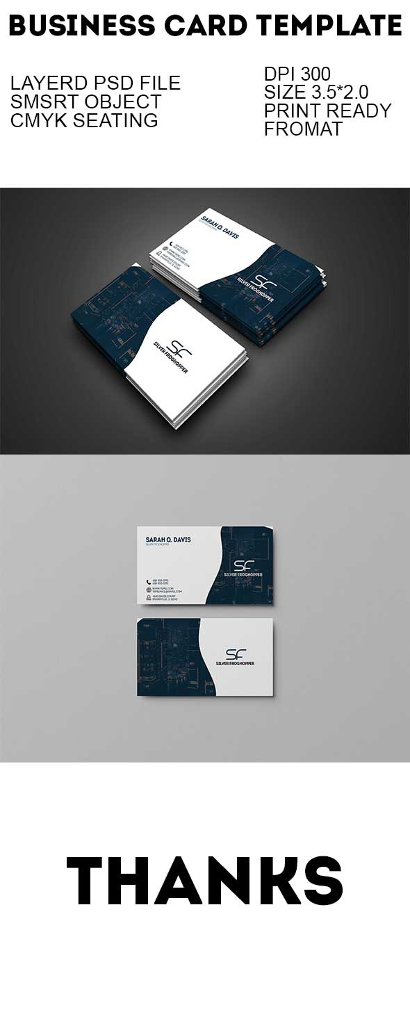 tech business card.