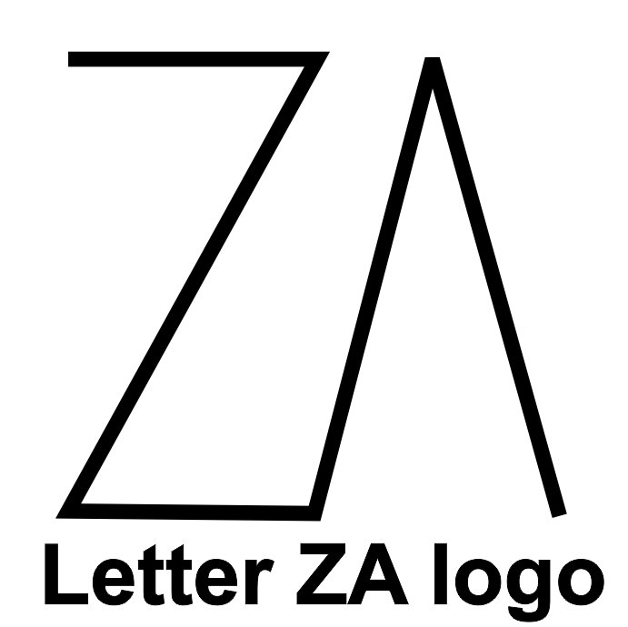 Group of 6 Triangle Letter Logos previews images.