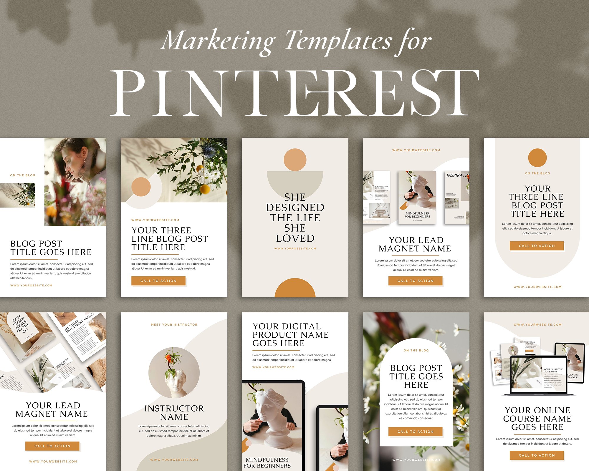 Nice Pinterest template for nice Pinterest account.