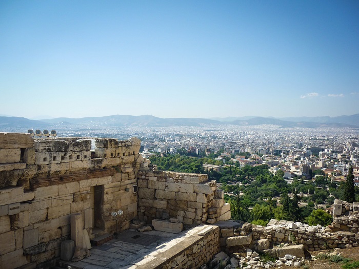 athens greece from the acropolis small