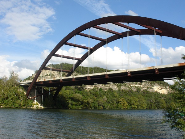 bridge over the river in austin texas small