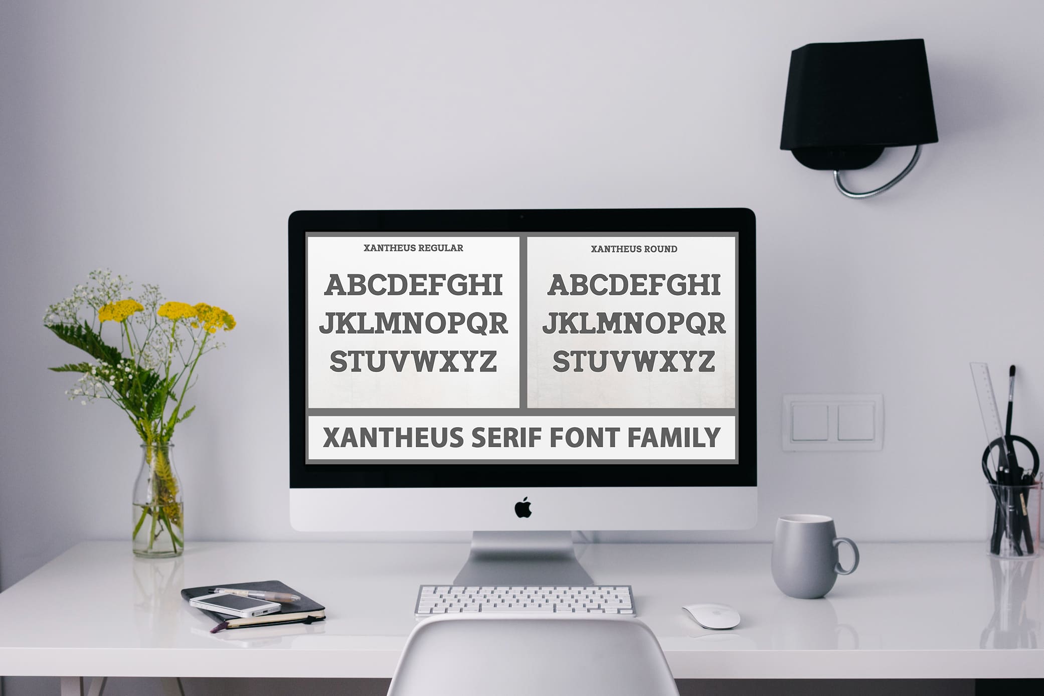 Desktop option of the Xantheus Serif Font Family.