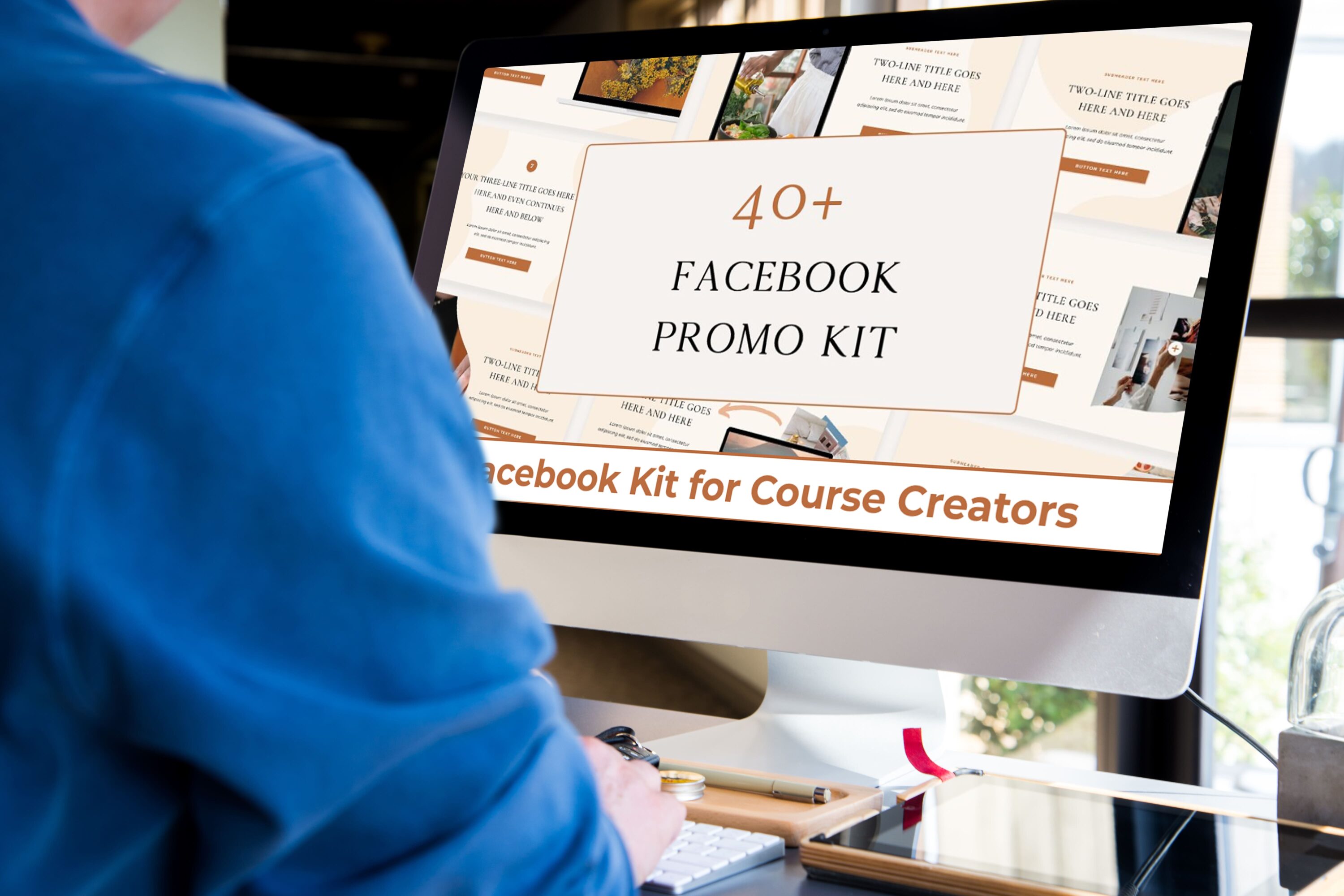 Desktop option of the Facebook Kit for Course Creators.