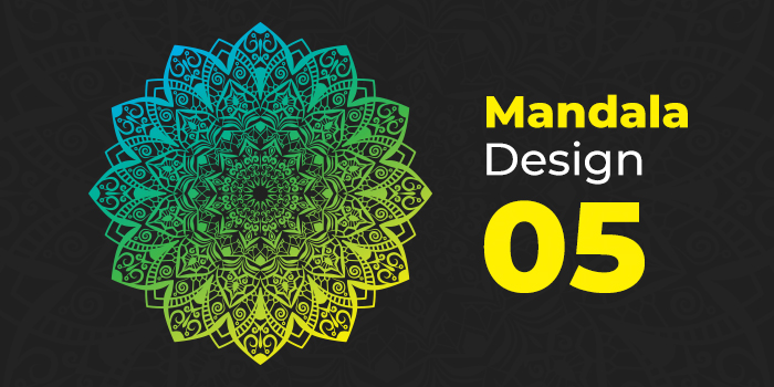 Modern Mandala Art Designs Bundle: Mandala design 05