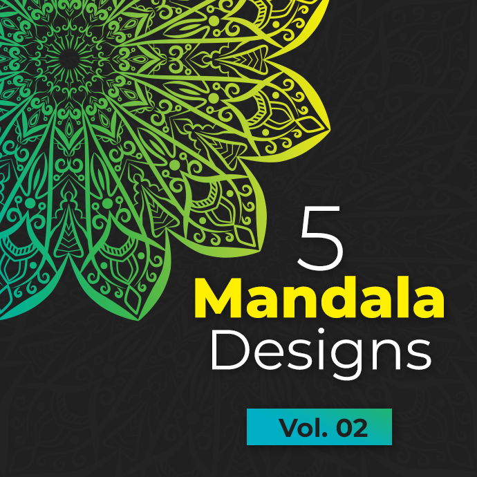 modern mandala art designs bundle vol 2 preview 1