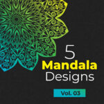 modern mandala art designs bundle vol 3 preview 1