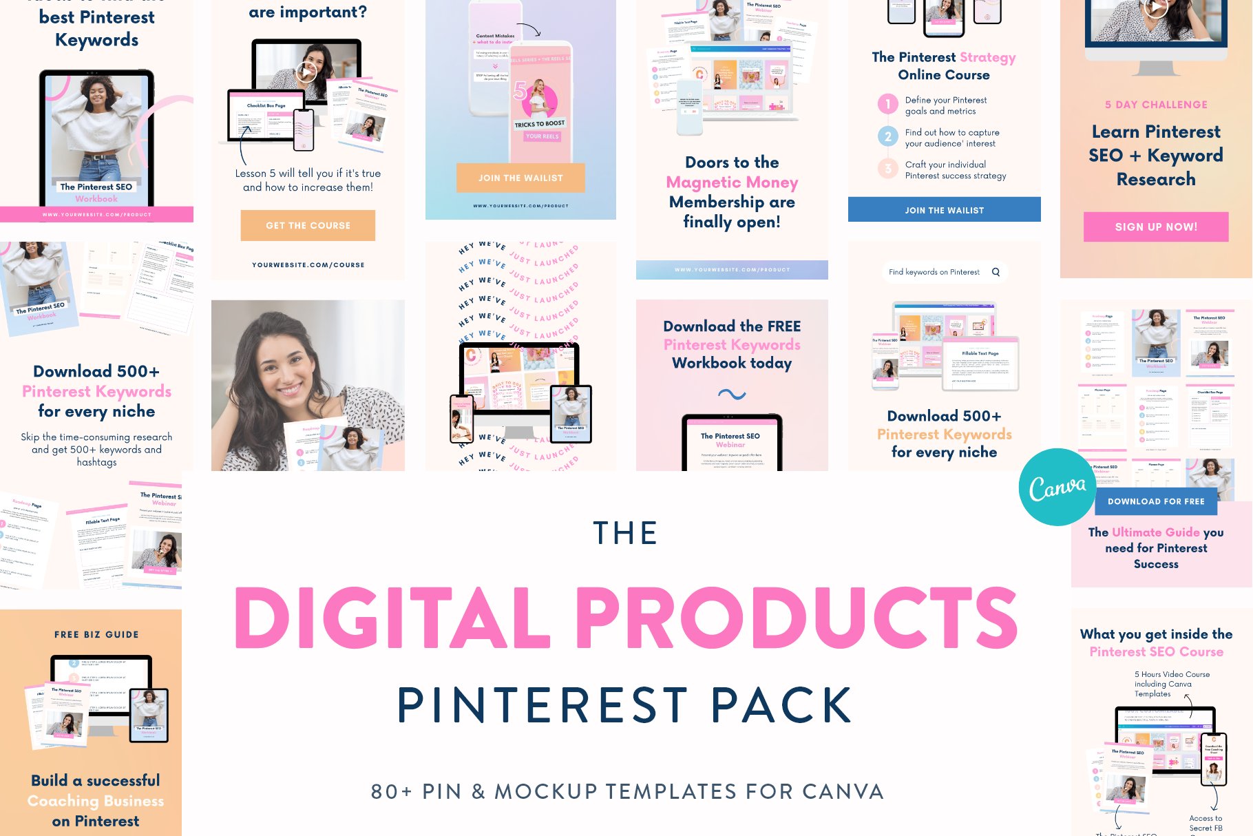 The pretty digital products.