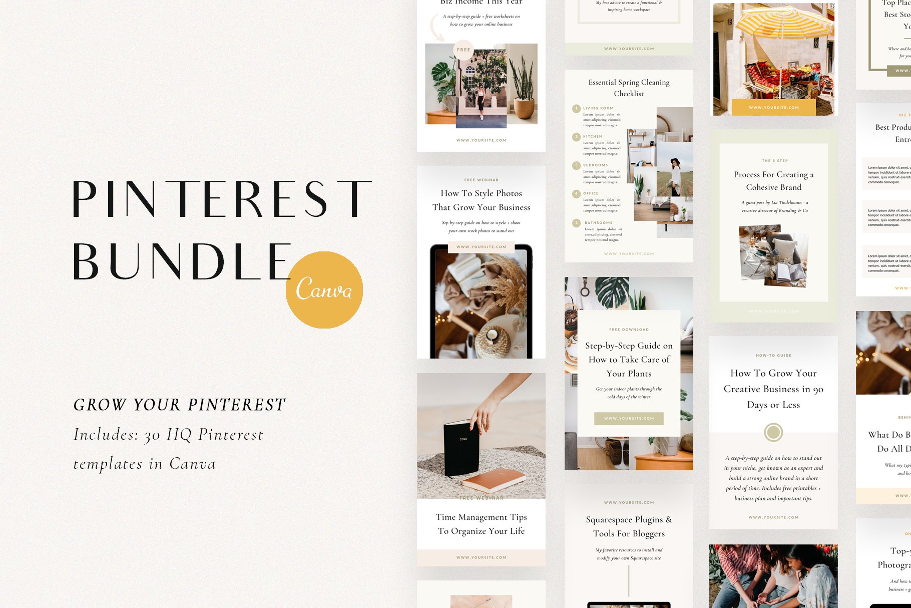 Grow your pinterest account with this amazing bundle.