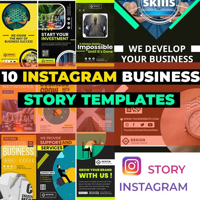 Instagram Story Business Templates image.