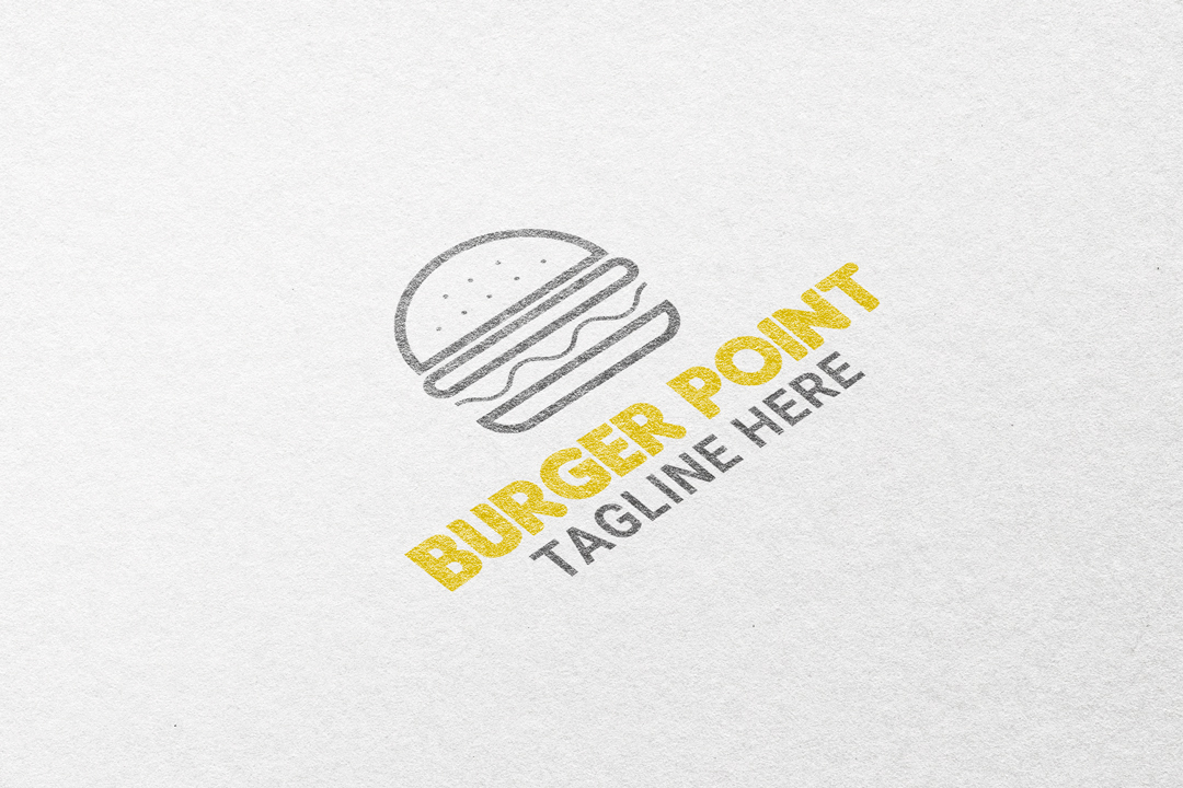 Burger Logo Design previews.