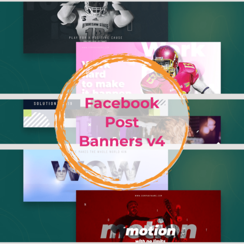 Facebook Post Banners v4 main cover.