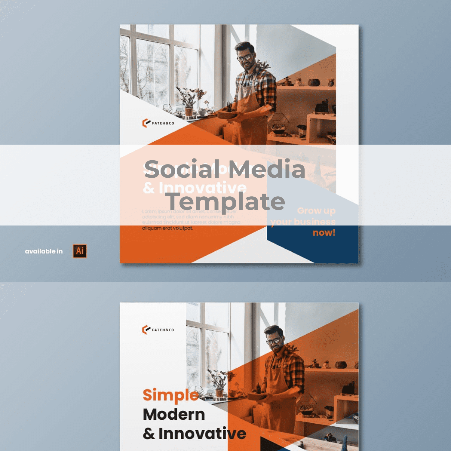 Social Media Template main cover.