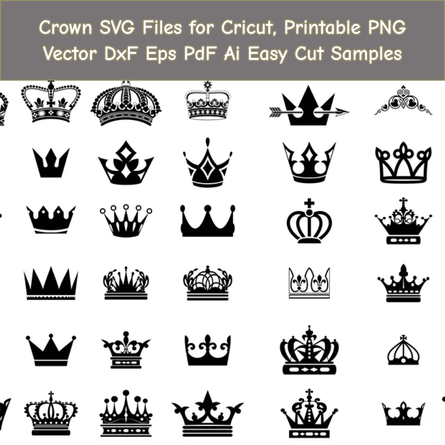Crown SVG Files For Cricut.