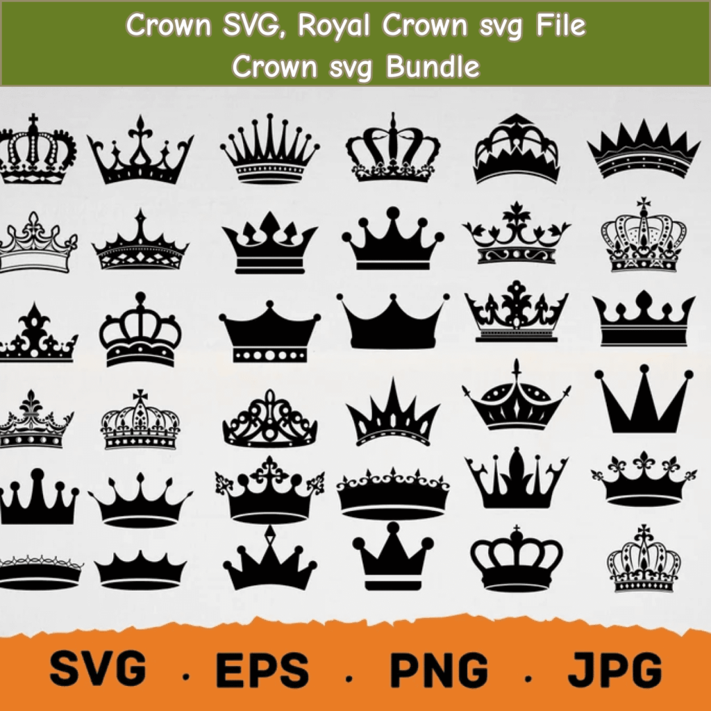 Royal Crown SVG Bundle – MasterBundles