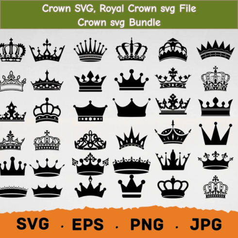Royal Crown SVG Bundle.