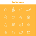Fruits Icons main cover.