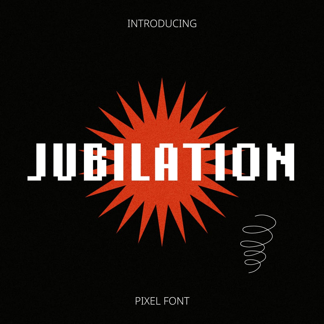 Jubilation Pixel Font Example.