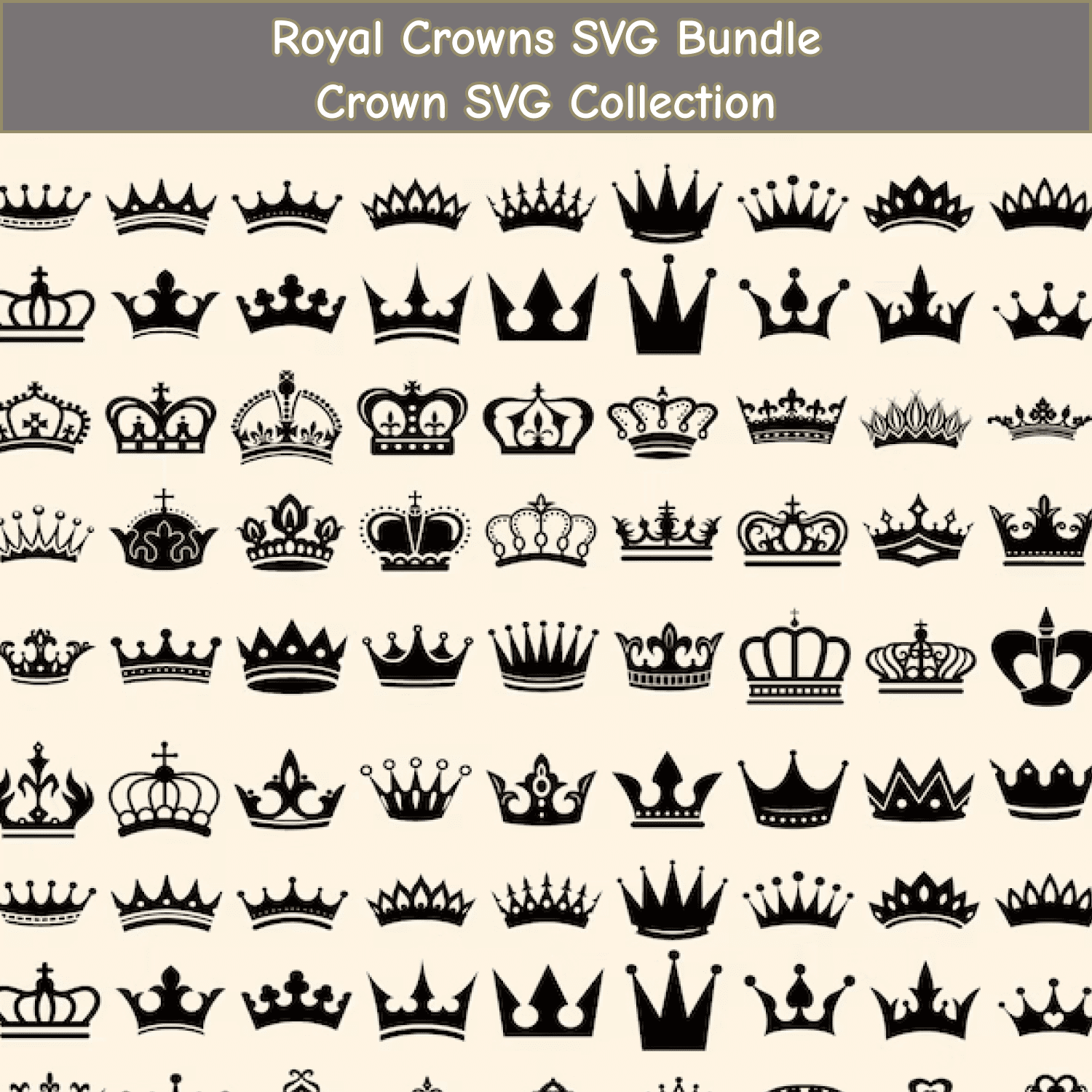 Crown SVG Collection image.