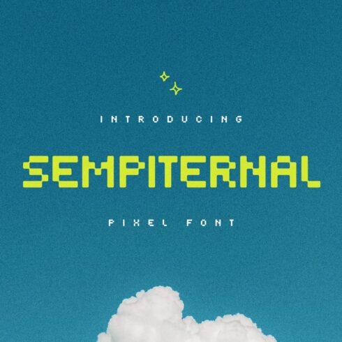 Sempiternal Pixel Font Example.