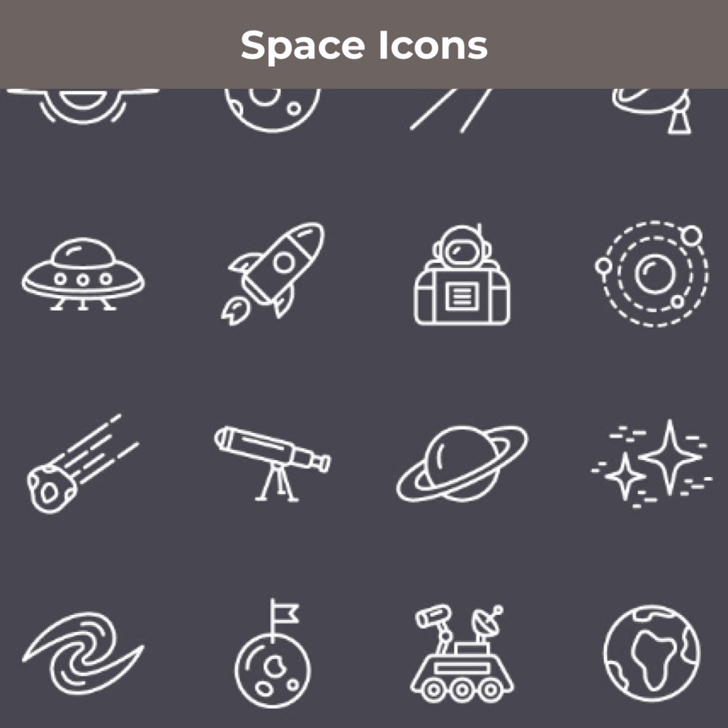 Space Icons – MasterBundles