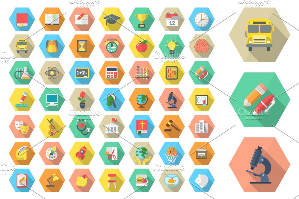 You can choose icons what you need for your project.