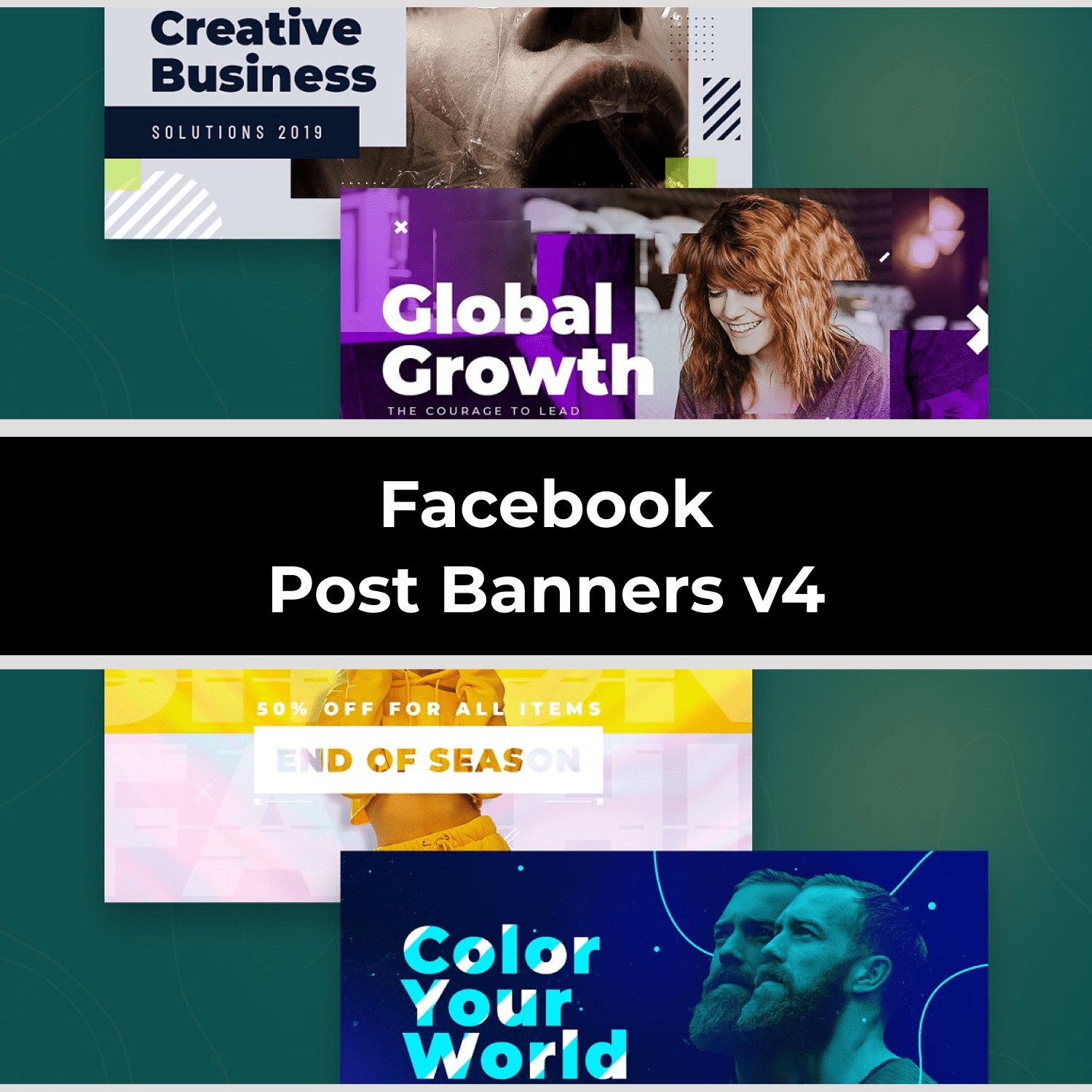 Facebook Post Banners v4 cover imge.