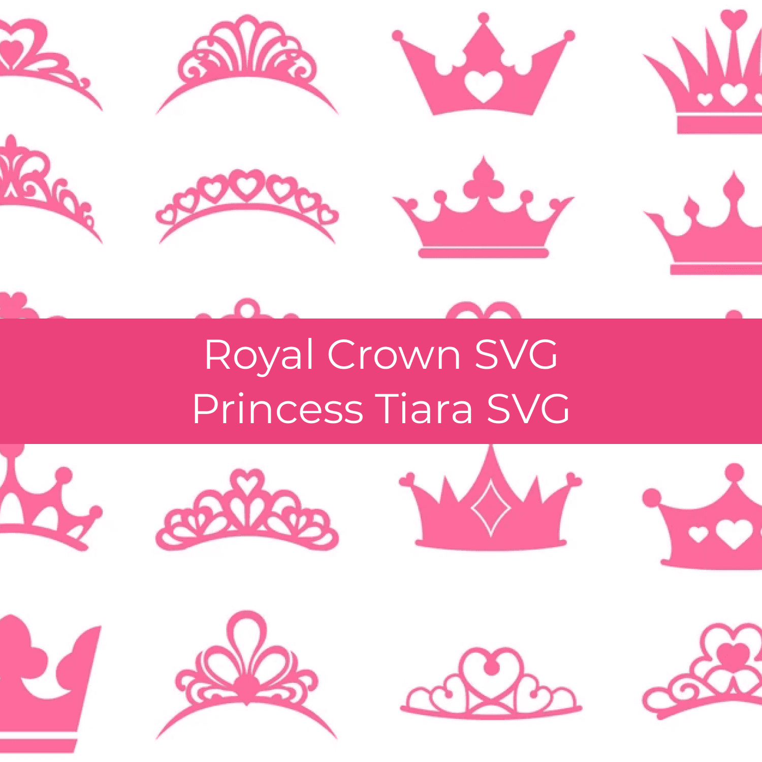 Princess Tiara SVG Files.