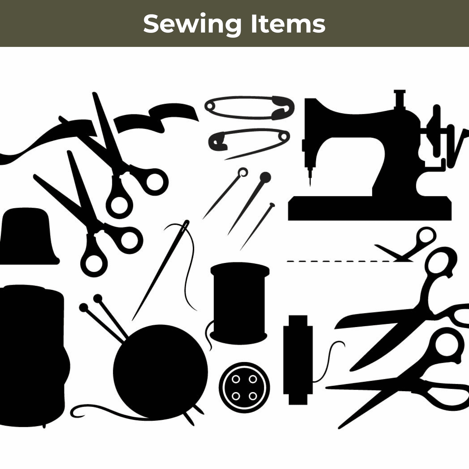 Sewing Items cover image.