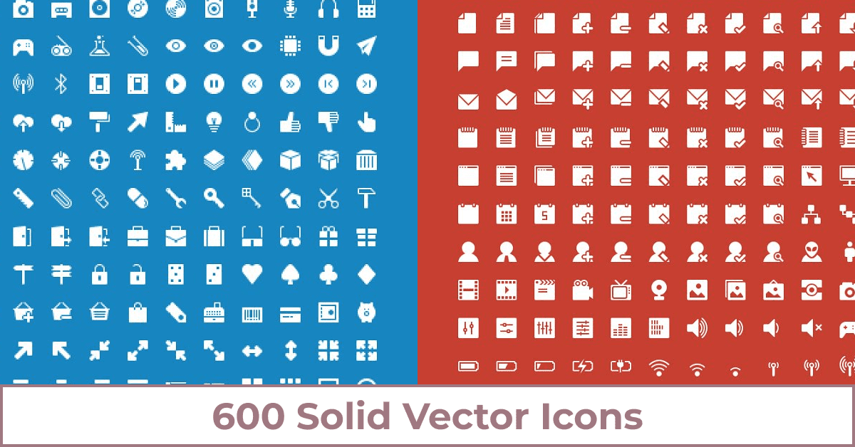 Grey solid icons.