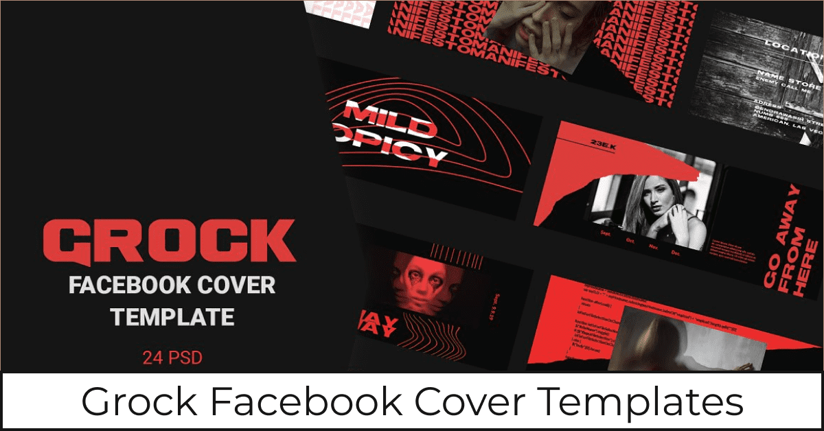 Grock facebook cover templates.