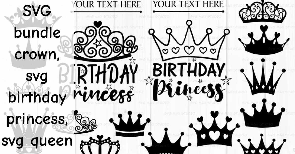 Birthday Princess SVG - MasterBundles