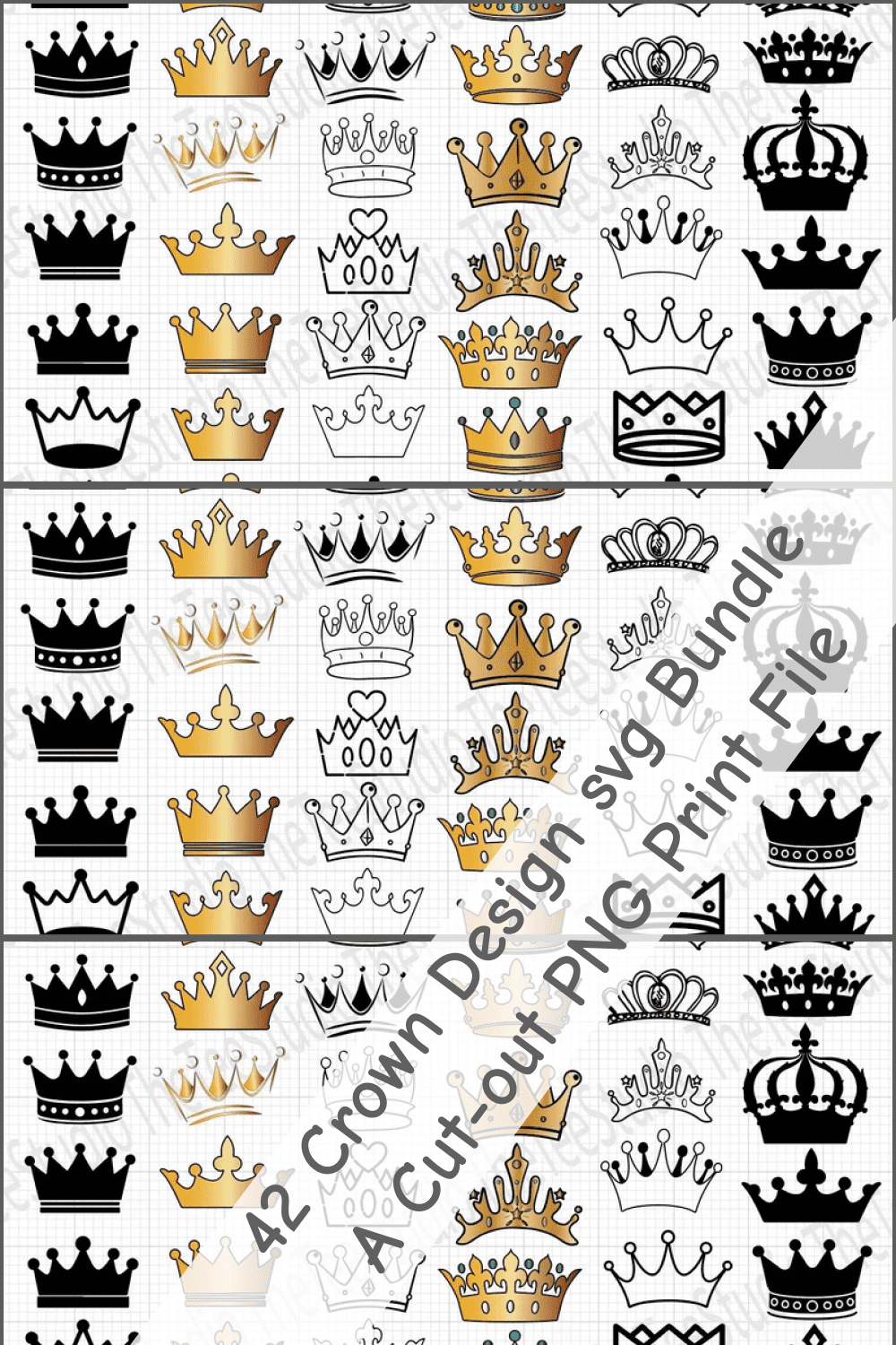 Elegant crown design collection.