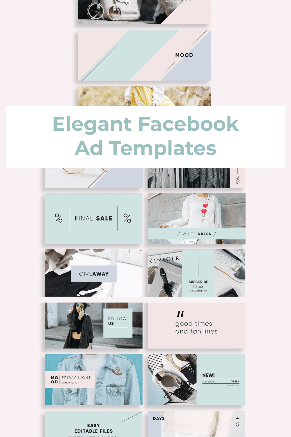 Elegant Facebook Ad Templates - Pinterest.