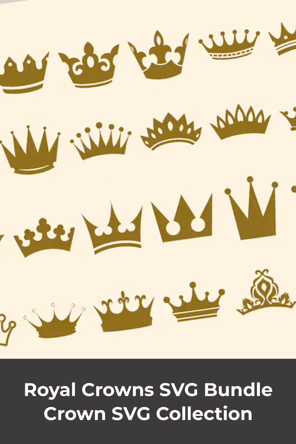 Big variety of crowns.