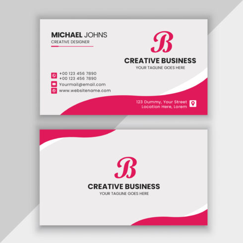 Professional business card template - MasterBundles