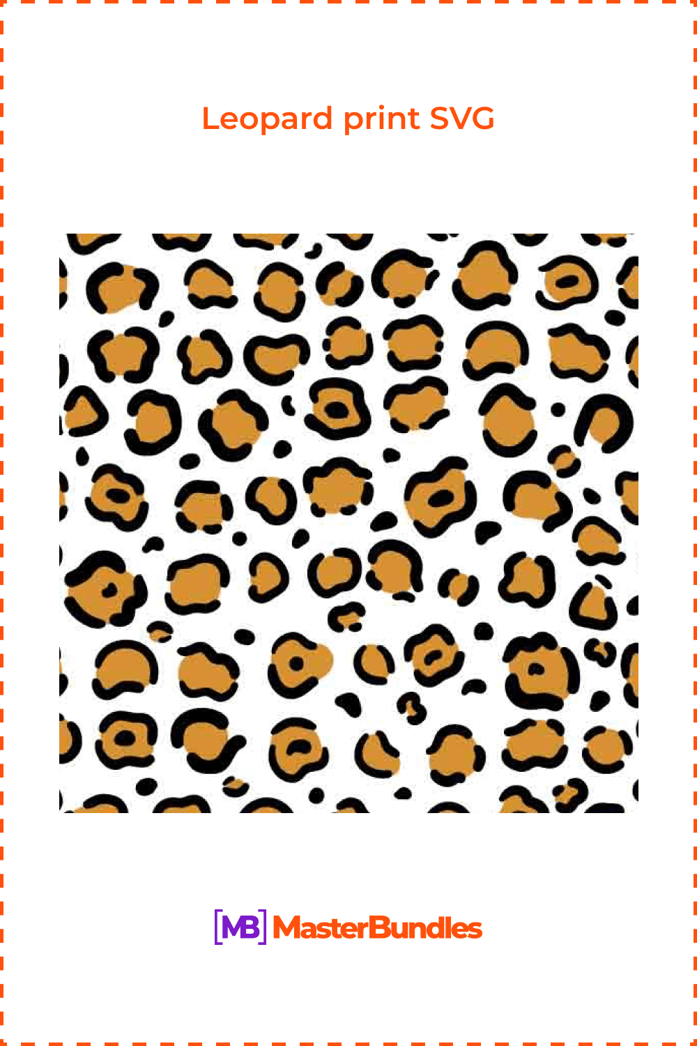 Leopard print SVG.