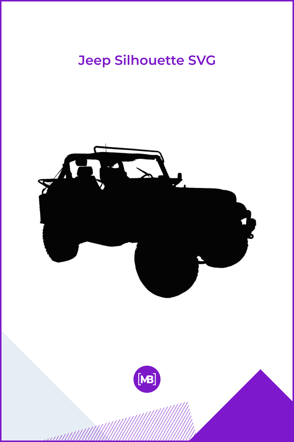 Jeep Silhouette SVG.