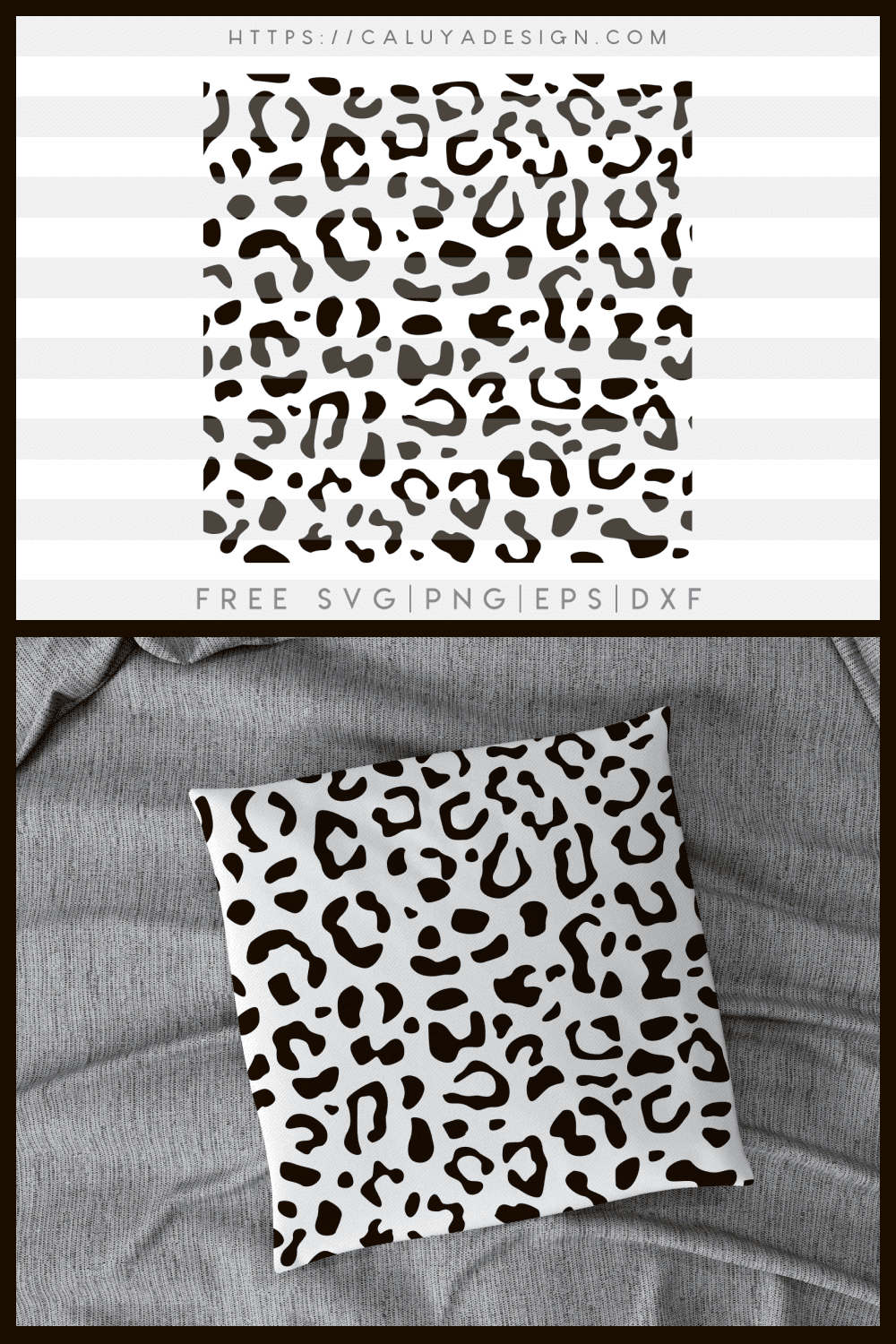 Leopard pattern SVG.